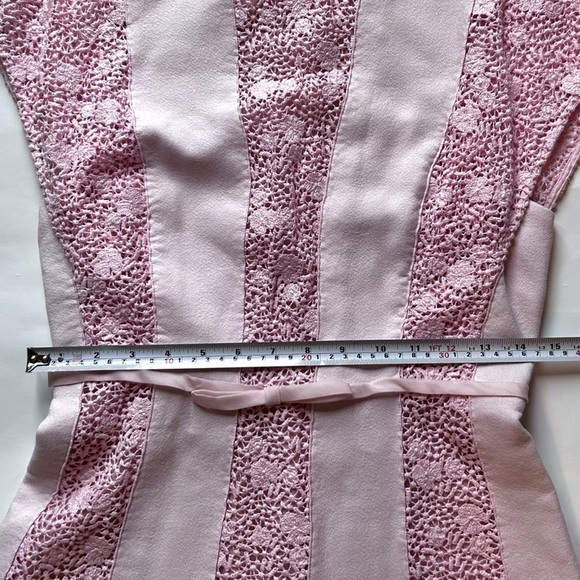 GIAMBATTISTA VALLI Lace Pattern Mini Dress light pink - Picture 6 of 8